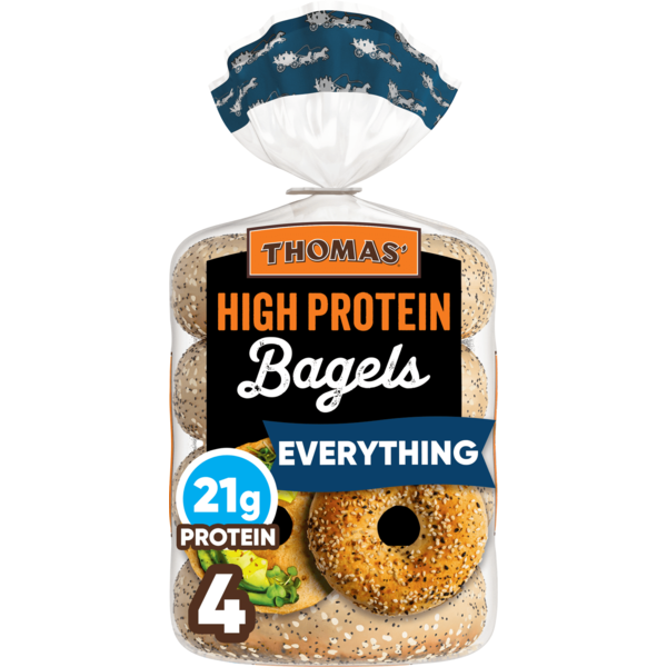 Thomas’ High Protein Everything Bagels