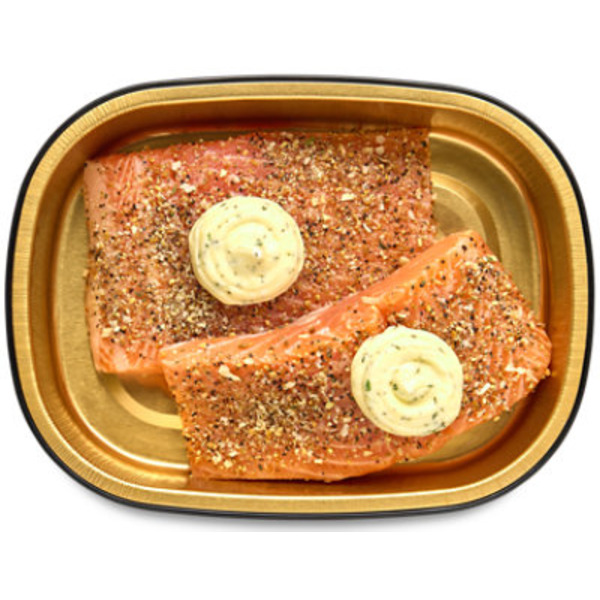 ReadyMealsLemon Pepper With Pesto Butter Salmon - 0.5 lb