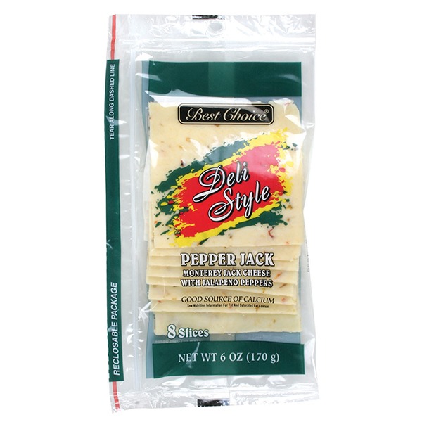 Best Choice Deli Slice Pepper Jack Cheese (6 oz) Instacart