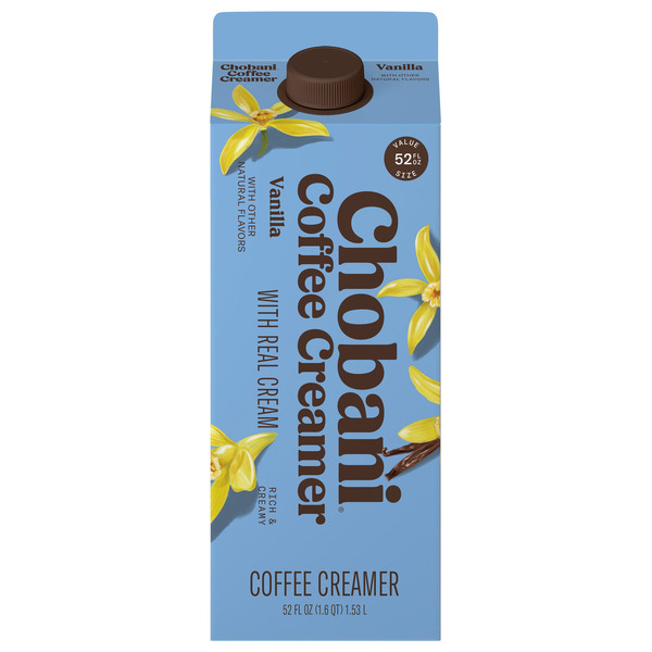 Chobani Vanilla Coffee Creamer, 52 fl oz