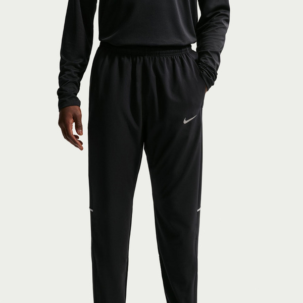 Nike Men's Dri-FIT Miler Woven Running Pants, M - Black