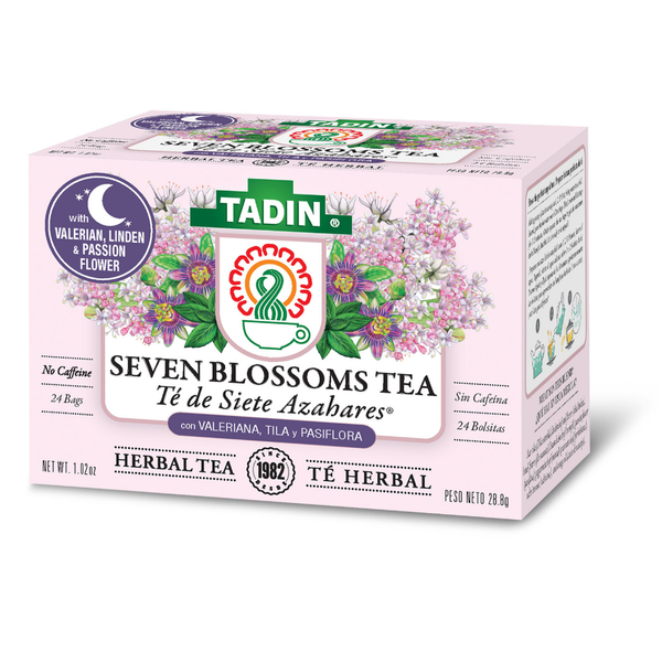Tadin Seven Blossoms Tea, Caffeine Free Herbal Tea