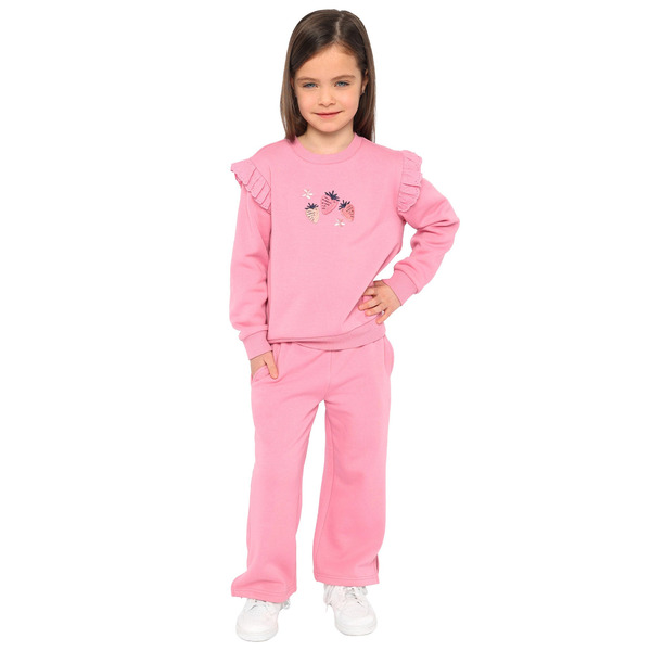 Pekkle Girls' Fuzzy Fleece Set, 2-Piece