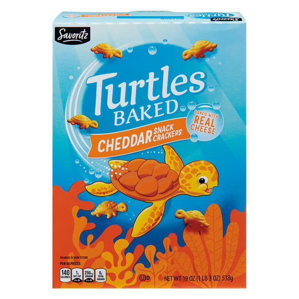 Savoritz Turtle Crackers Cheddar