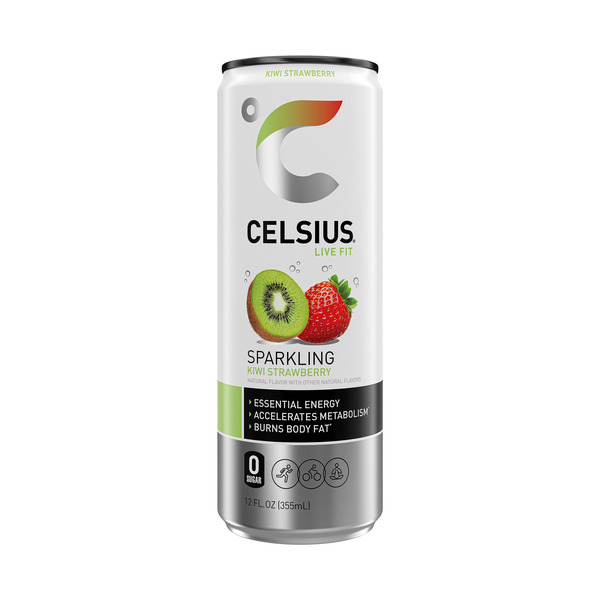 Celsius Sparkling Kiwi Strawberry, Energy Drink Same-Day Delivery