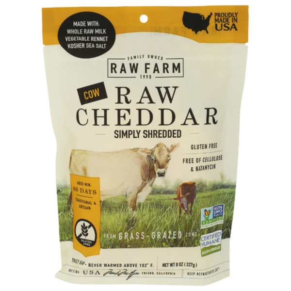 Raw Farm Raw Cheddar Cheese