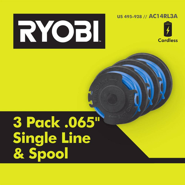 Ryobi One+ 0.065 Spool (3-pack)