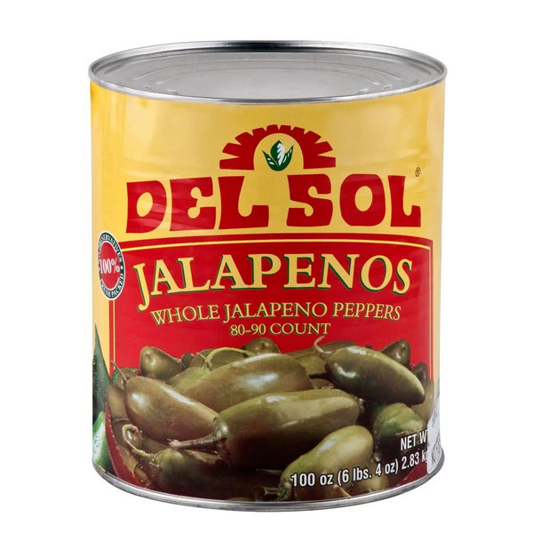 Del Sol - Whole Jalapenos In Escabeche - #10 Can