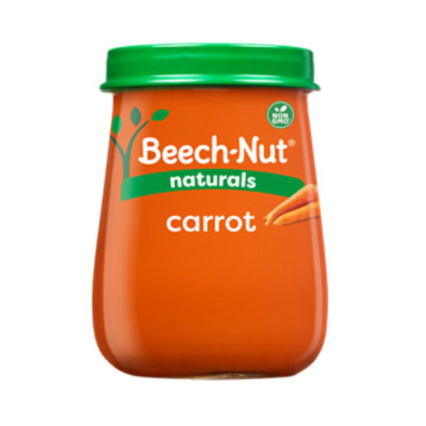 Beech-Nut Naturals Stage 1 Baby Food, Carrots, 4 oz Jar