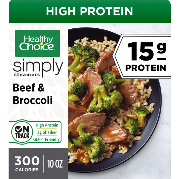 Healthy Choice Simply Steamers Beef & Broccoli, Frozen Meal