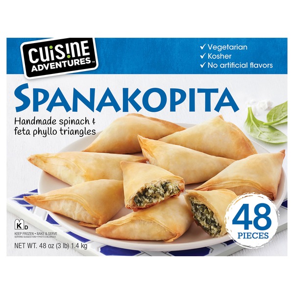 Cuisine Adventures Spanakopita Spinach & Feta (48 ct) from Costco
