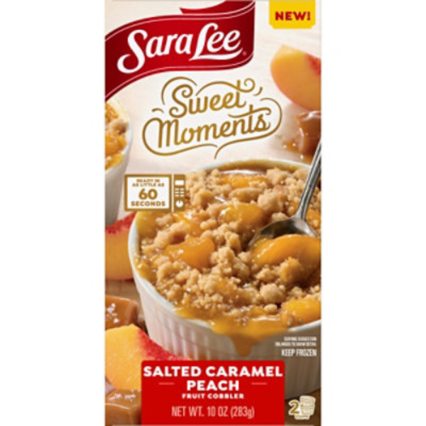 Sara Lee Salted Caramel Peach Fruit Cobbler