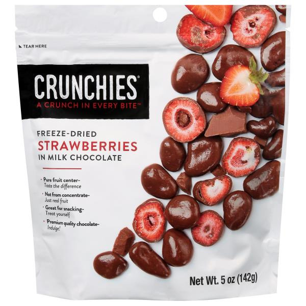 Crunchies Freeze-Dried Strawberries in Milk Chocolate Same-Day