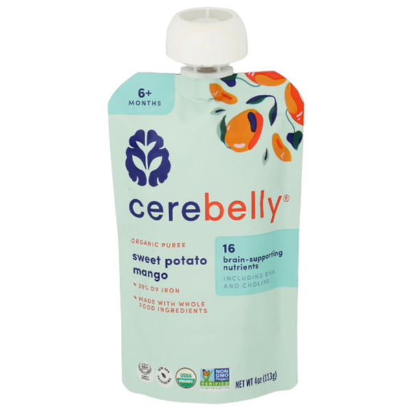 Cerebelly Inc Organic Sweet Potato Mango Baby Food Pouch