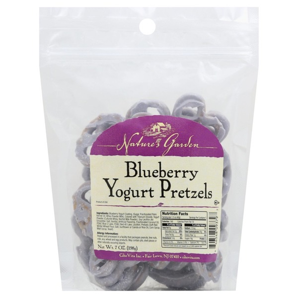 Natures Garden Pretzels, Yogurt, Blueberry (7 oz) Instacart
