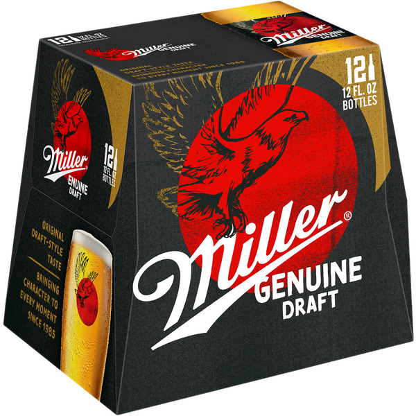 Miller Genuine Draft ミニチュア缶ヒンジボックス Miller Genuine Draft Beer Same-Day Delivery | Binny's Beverage Depot
