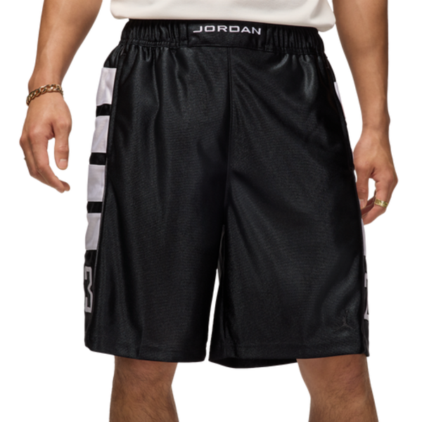 Jordan Men's Essentials Cat Scratch Shorts, L - Black/White