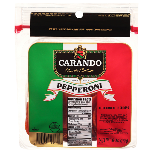 Stop & Shop Carando Dry Sausage Same-Day Delivery or Pickup | Instacart