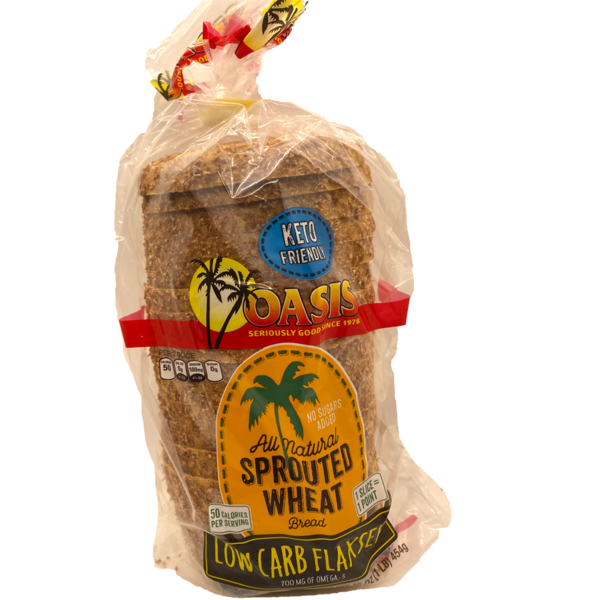Oasis Sprouted Wheat Low Carb
