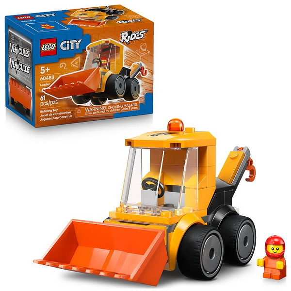 LEGO City Rides Construction Loader Toy Set 60483