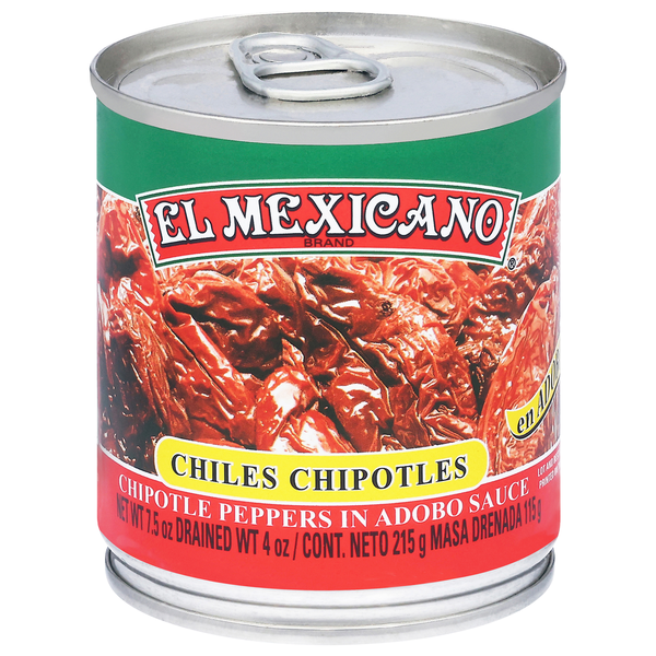 El Mexicano Chipotle Peppers, in Adobo Sauce