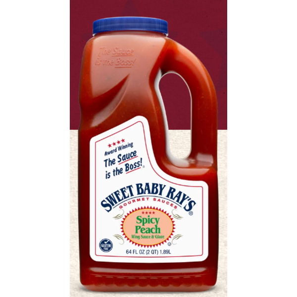 SWEET BABY RAY SPICY PEACH SAUCE