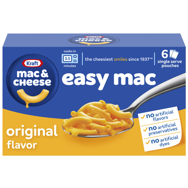 Kraft Original Mac & Cheese Microwavable Dinner Same-Day Delivery