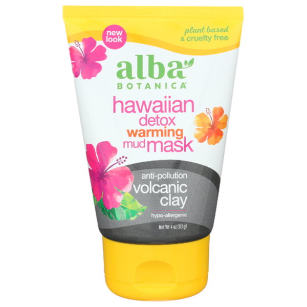 Alba Botanica Hawaiian Detox Warming Mud Mask Volcanic Clay Same