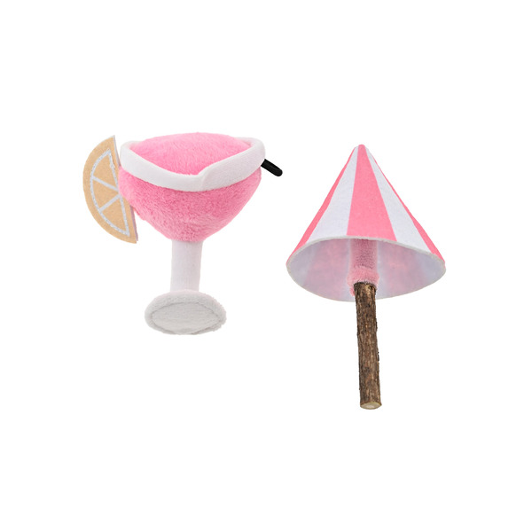 Max & Marlow Margarita & Umbrella Cat Toys, Small