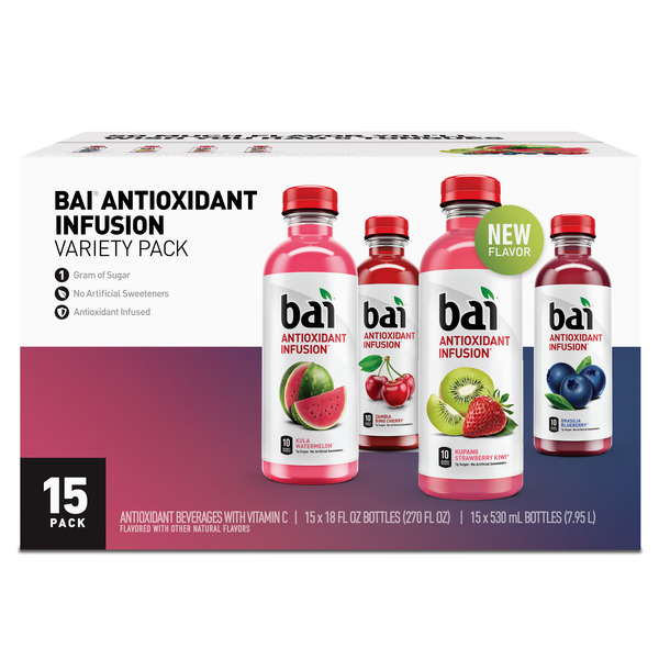 Costco Bai Antioxidant Infusion Beverage With Vitamin C Variety Pack