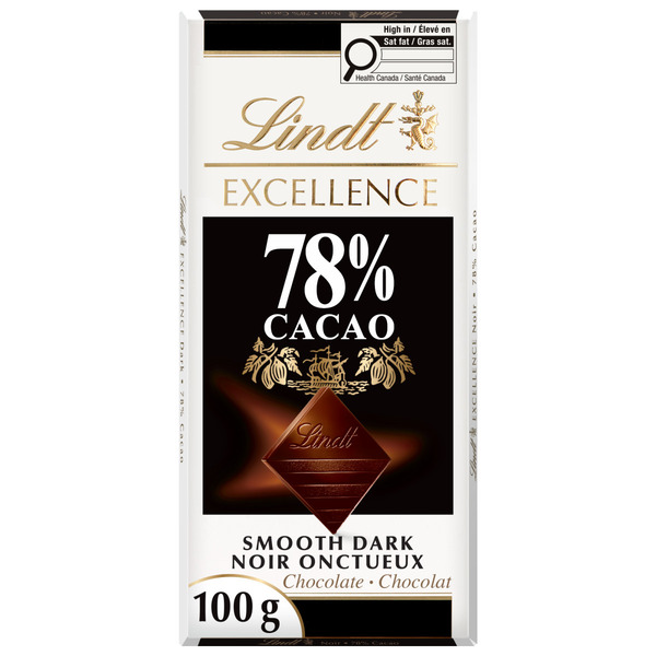 Excellence 78% Cacao Dark Chocolate Bar, 100 Grams Same-Day