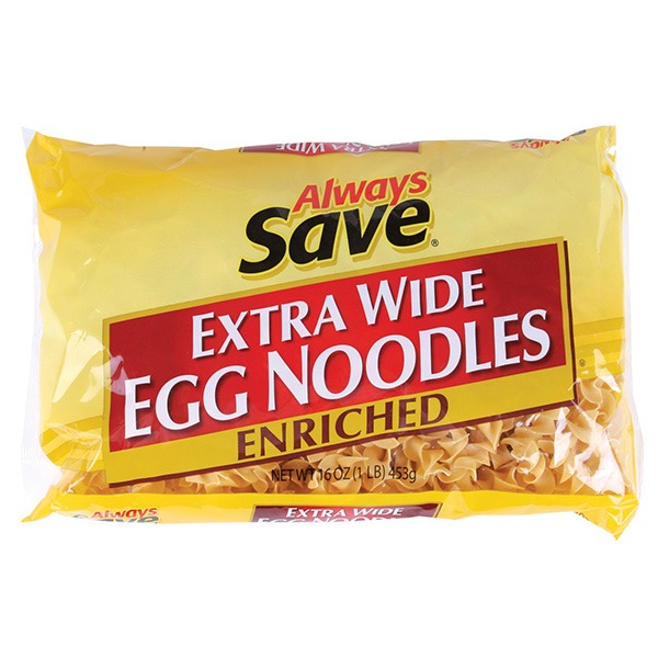 Always Save Enriched Noodle Product, Extra Wide Egg Noodle (16 oz