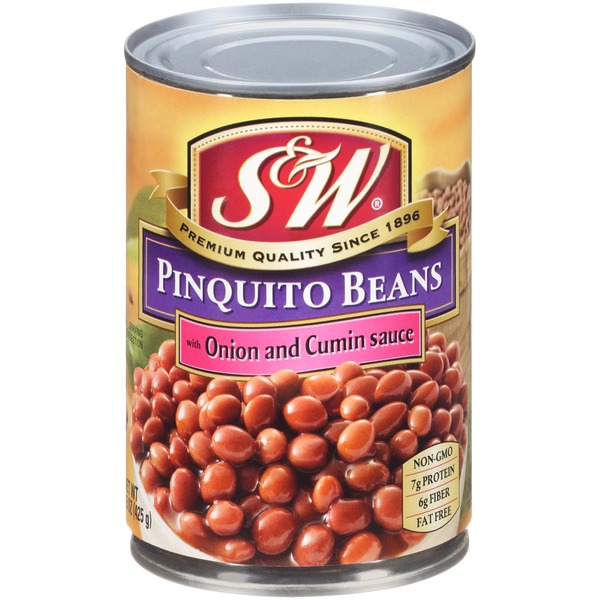 S&W Pinquito Beans, with Onion & Cumin (15 oz) from Safeway Instacart