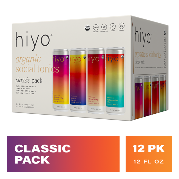 Hiyo Classic Pack, Organic Social Tonic Same-Day Delivery or