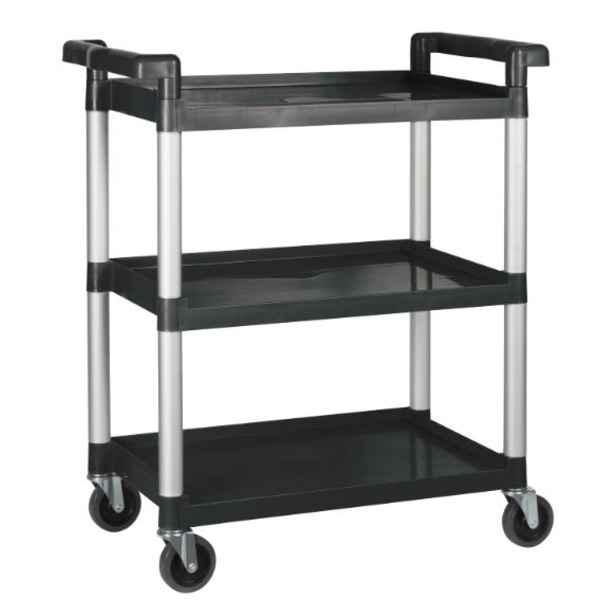 Winco - 3 Tier Utility Cart, Black