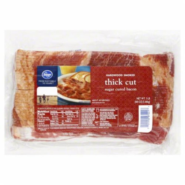 Kroger Hardwood Smoked Bacon (3 lb) from Kroger Instacart