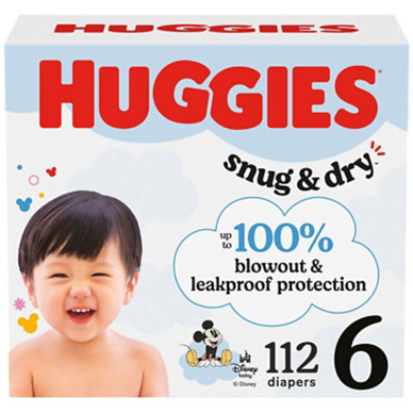 Huggies Disney Baby Size 6 Diapers (35+ lbs (16+ kg))