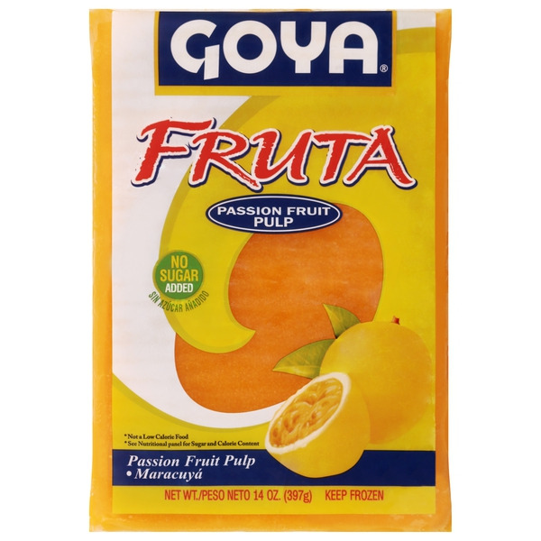 Goya No Sugar Added Passion Fruit Pulp Same-Day Delivery or Pickup