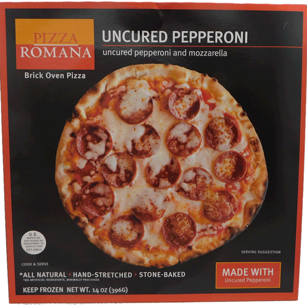 Pizza Romana Uncured Pepperoni And Mozzarella Brick Oven Pizza