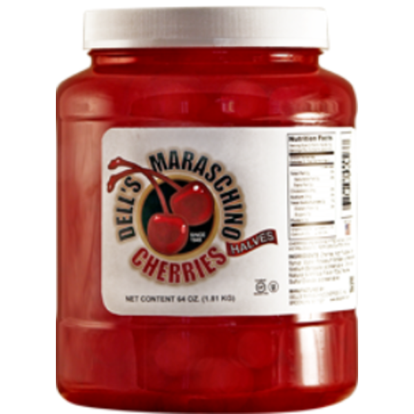 Dell's Maeaschino Cherry Halves 64z