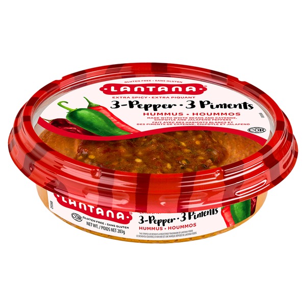 Lantana Hummus, 3Pepper, Extra Spicy (283 g) Instacart