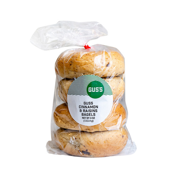 GUS'S Cinnamon & Raisins Bagels