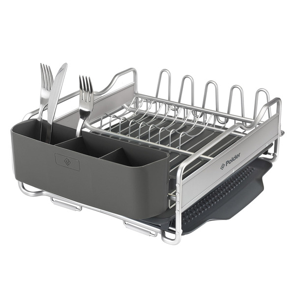 Polder Advantage 4-Piece Aluminum Dish Rack