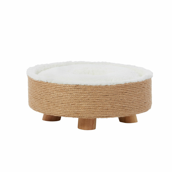 Whisker City Sherpa Scratch & Sleep Cat Bed