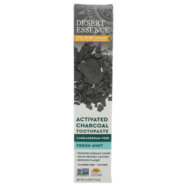 Desert Essence Activated Coconut Charcoal Toothpaste Same-Day