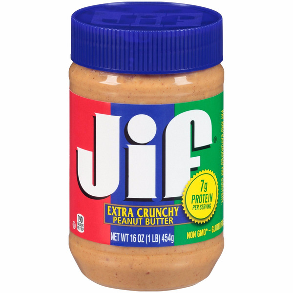 Jif - Crunchy Peanut Butter - 12/16 oz Jar