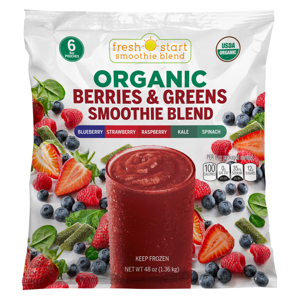 Rader Farms Fresh Start Organic Smoothie Blend, 8 oz, 6-count