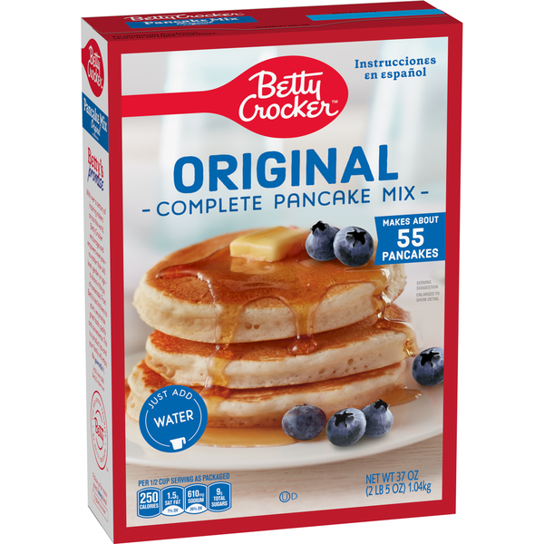 Betty Crocker Original Complete Pancake Mix, Just Add Water