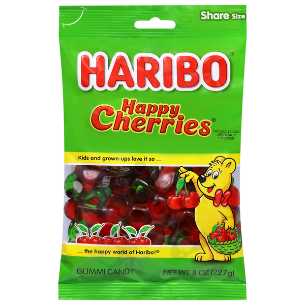 HARIBO Happy Cherries Gummi Candy Share Size