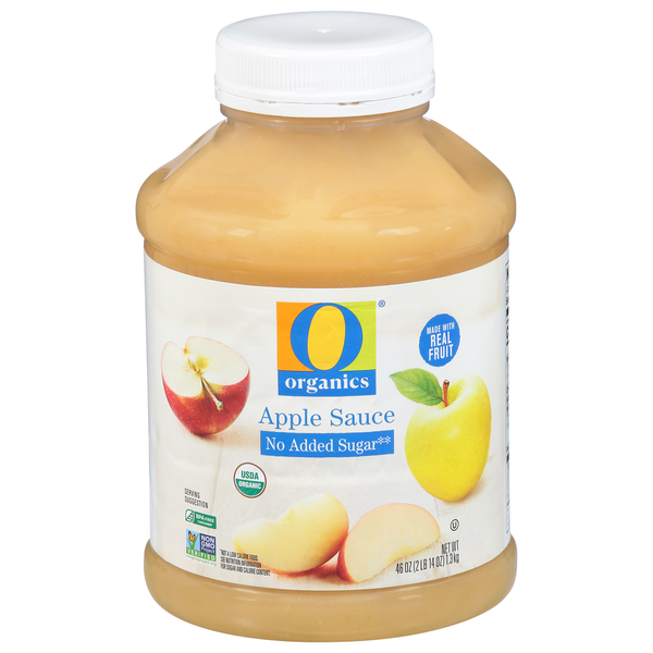 O Organics Apple Sauce, No Added Sugar